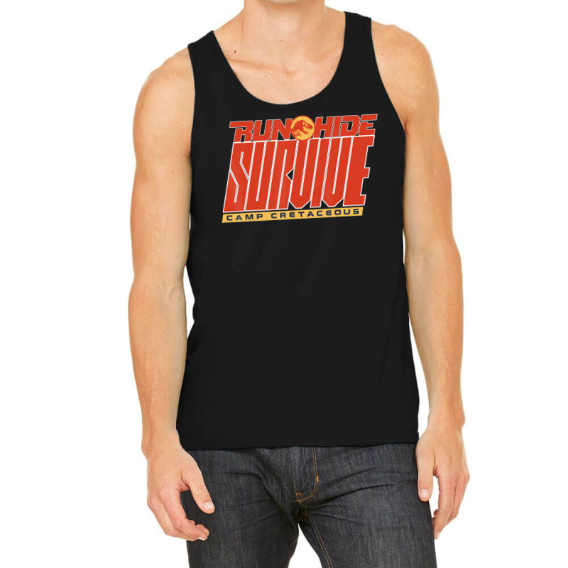 Camp Cretaceous Run Hide Survive Tank Top | Artistshot