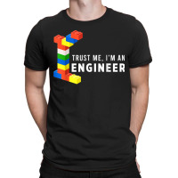 Funny Building Blocks Master Builder Engineer Construction T-shirt | Artistshot