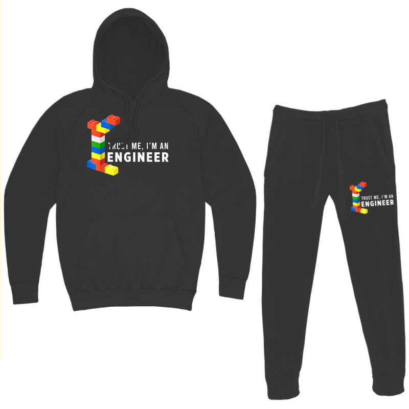 Funny Building Blocks Master Builder Engineer Construction Hoodie & Jogger Set | Artistshot