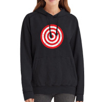 (print On Back) Vintage Bullseye Target Bulls Eye Prank Joke Vintage Hoodie | Artistshot