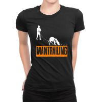 Mantrailing Rescue Dog Tracking Dog Ladies Fitted T-shirt | Artistshot