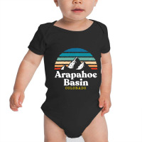 Arapahoe Basin, California Usa Ski Resort 1980s Retro Baby Bodysuit | Artistshot