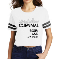 Chennai   Born And Raised Premium T Shirt Scorecard Crop Tee | Artistshot