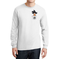 Pocket Chibi Son Goku Long Sleeve Shirts | Artistshot