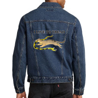 I Live To Tread- Mongoose Men Denim Jacket | Artistshot