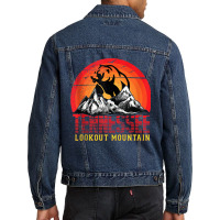 Tennessee Family Trip Lookout Mountain Tennessee Souvenir Tank Top Men Denim Jacket | Artistshot