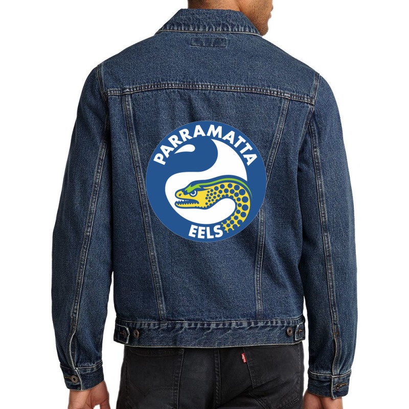 Parramatta Eels Men Denim Jacket by cm-arts | Artistshot