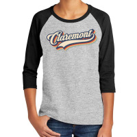 I Love Claremont City Usa Retro Vintage Youth 3/4 Sleeve | Artistshot