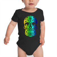 Mexican Sugar Skull Pride Calavera Day Dead Cinco De Mayo Tank Top Baby Bodysuit | Artistshot