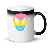 Pansexual Alien Lgbtq Pan Pride Flag Vaporwave Space Magic Mug | Artistshot