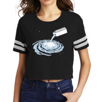 Cute Milk Milky Way Galaxy Outer Space Scorecard Crop Tee | Artistshot