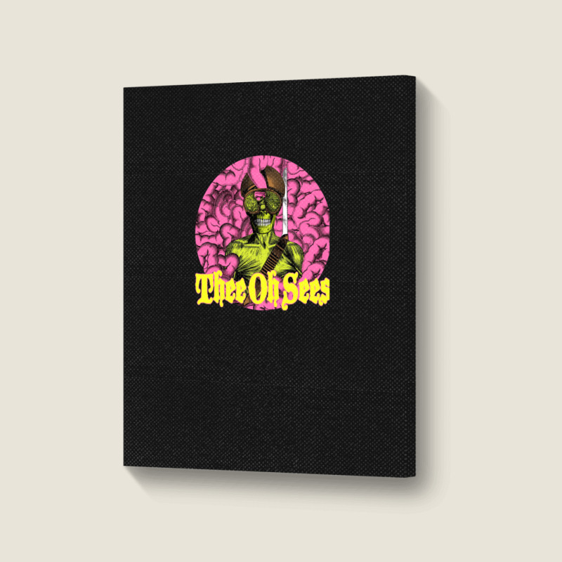 Thee Oh Sees Portrait Canvas Print | Artistshot