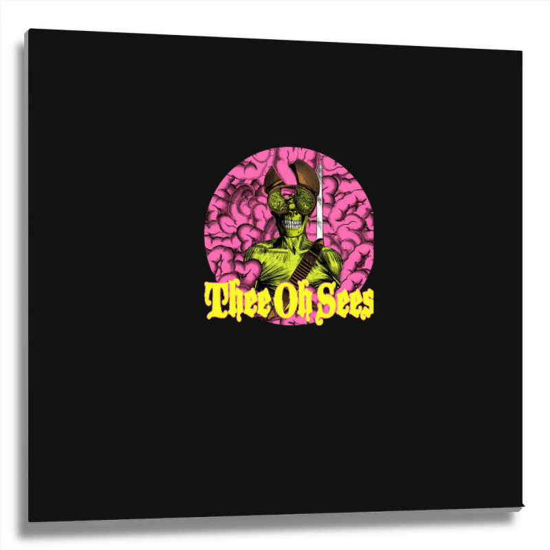 Thee Oh Sees Metal Print Square | Artistshot