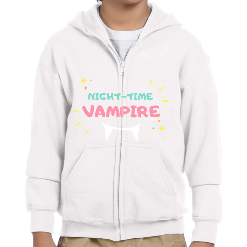 Night-time Vampire (2) Youth Zipper Hoodie by yumgaugeteuda | Artistshot