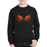 Hawaiian Coconut Bra Art Cool Halloween Youth Sweatshirt | Artistshot