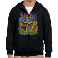 He Beales Yellow Submarine Bursing Beales Long Youth Zipper Hoodie | Artistshot