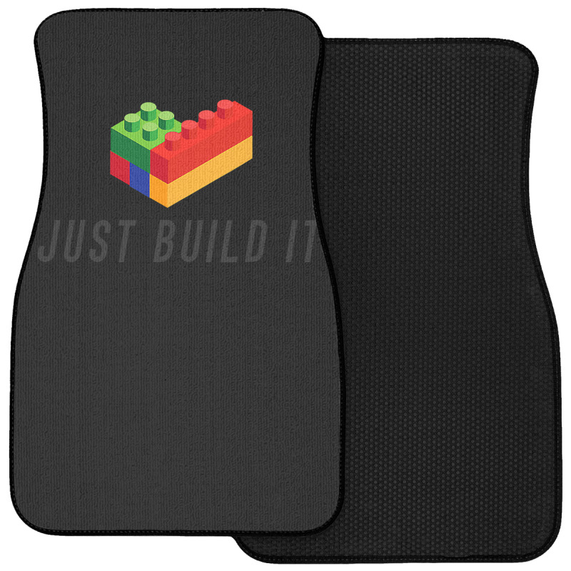 Just Build It Blocks Bricks Building Blocks Toy Front Car Mat | Artistshot