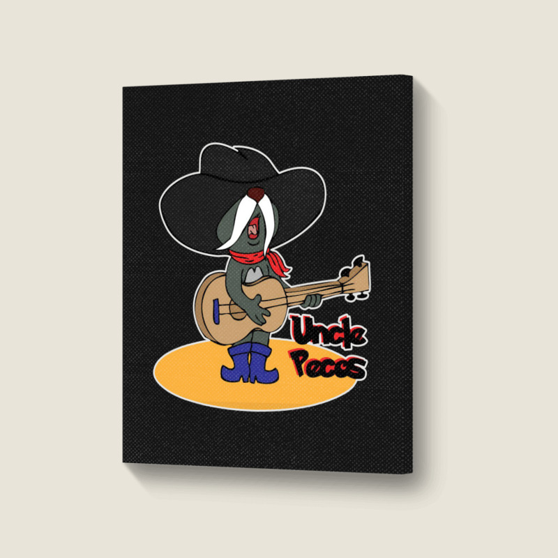 Uncle Pecos Crambone Portrait Canvas Print | Artistshot