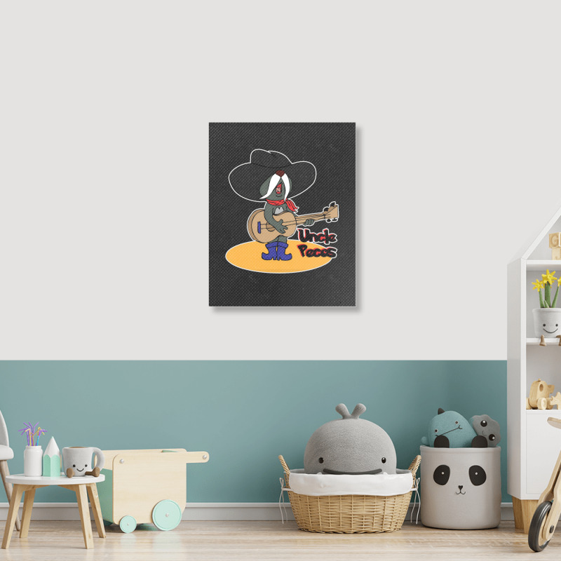 Uncle Pecos Crambone Portrait Canvas Print | Artistshot