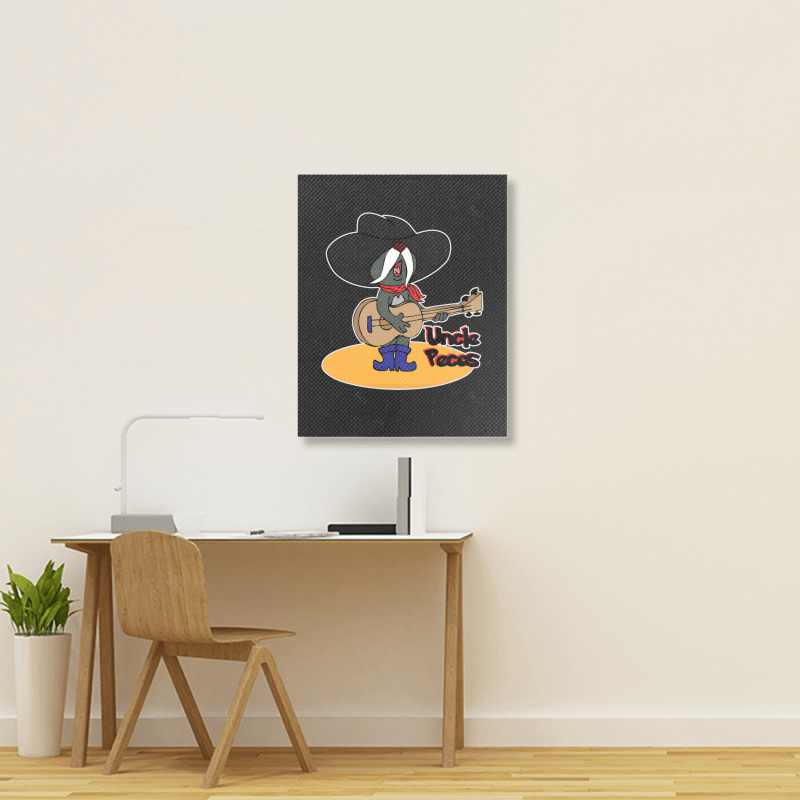 Uncle Pecos Crambone Portrait Canvas Print | Artistshot