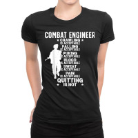 Combat Engineer Combat Engineering T Shirt Ladies Fitted T-shirt | Artistshot