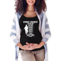 Combat Engineer Combat Engineering T Shirt Maternity Scoop Neck T-shirt | Artistshot