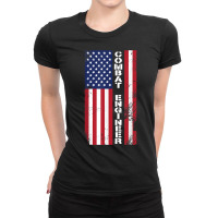 Combat Engineer Us Flag Combat Engineering T Shirt Ladies Fitted T-shirt | Artistshot