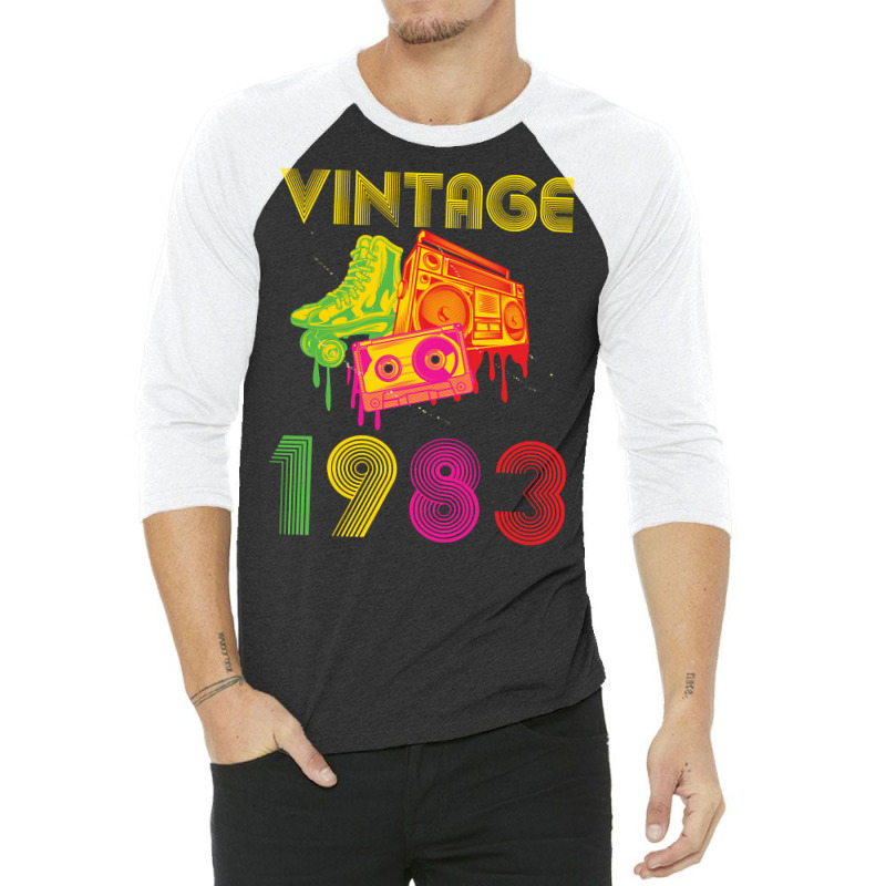 Vintage 1983 3/4 Sleeve Shirt | Artistshot