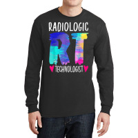 Colorful Radiologic Technologist Rt Radiology X-ray Rad Tech Long Sleeve Shirts | Artistshot