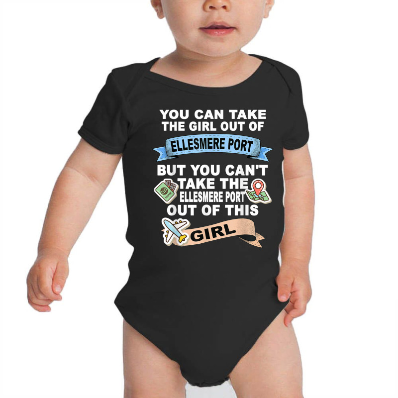 Girl From Ellesmere Port   Relocation From Ellesmere Port Baby Bodysuit | Artistshot