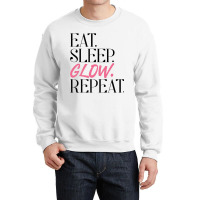 Eat Sleep Glow Repeat Esthetician Skincare Glow Premium T Shirt Crewneck Sweatshirt | Artistshot