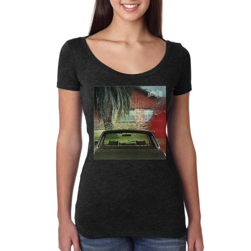 Arcade Fire The Suburbs Classic Women's Triblend Scoop T-shirt by MICHAELSCOTTREXEL | Artistshot