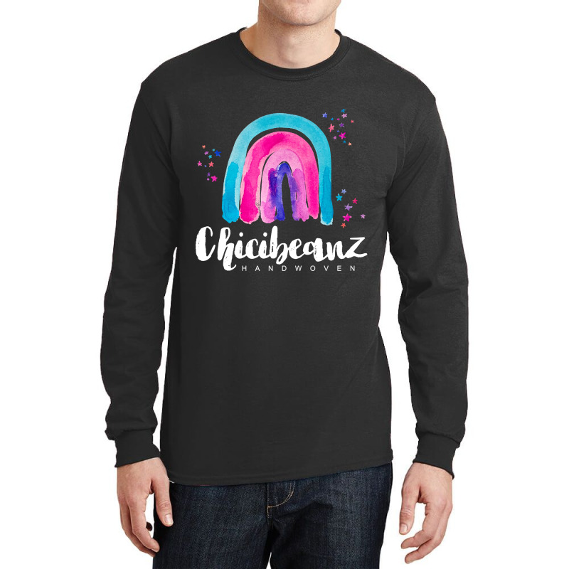 Large Rainbow With White Font Long Sleeve Shirts by fenderbendable | Artistshot