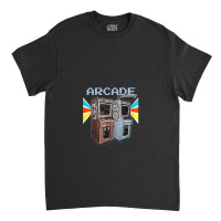 Arcade-cabinet-machine-1970-1980-1990-video-game-collection Classic T-shirt | Artistshot