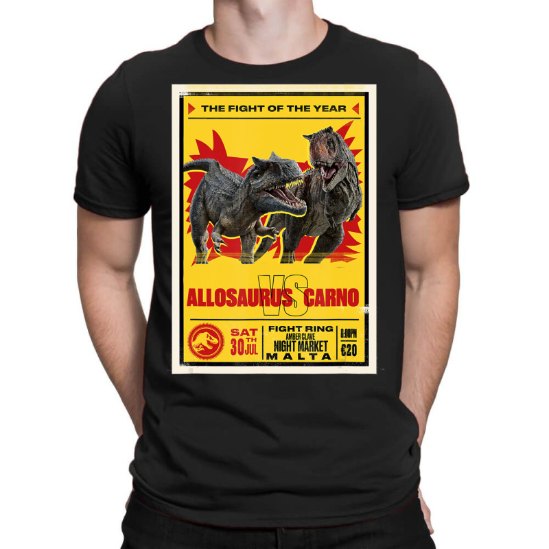 Dominion Allosaurus & Carnotaurus Fight T-shirt | Artistshot