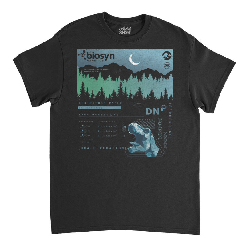 Dominion Biosyn Genetics Dino Dna Poster Classic T-shirt by ledao | Artistshot