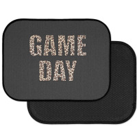 Game Day Leopard Football Fan Big Game Rear Car Mat | Artistshot