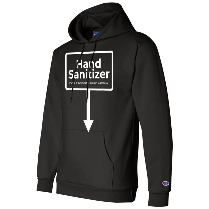 Hand Sanitizer  Funny Adult Humour Christmas Gag Gift Champion Hoodie by DesmondBalts | Artistshot