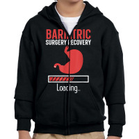 Bariatric Surgery Gastric Bypass Recovery Sleeve Diet T Shirt Youth Zipper Hoodie | Artistshot