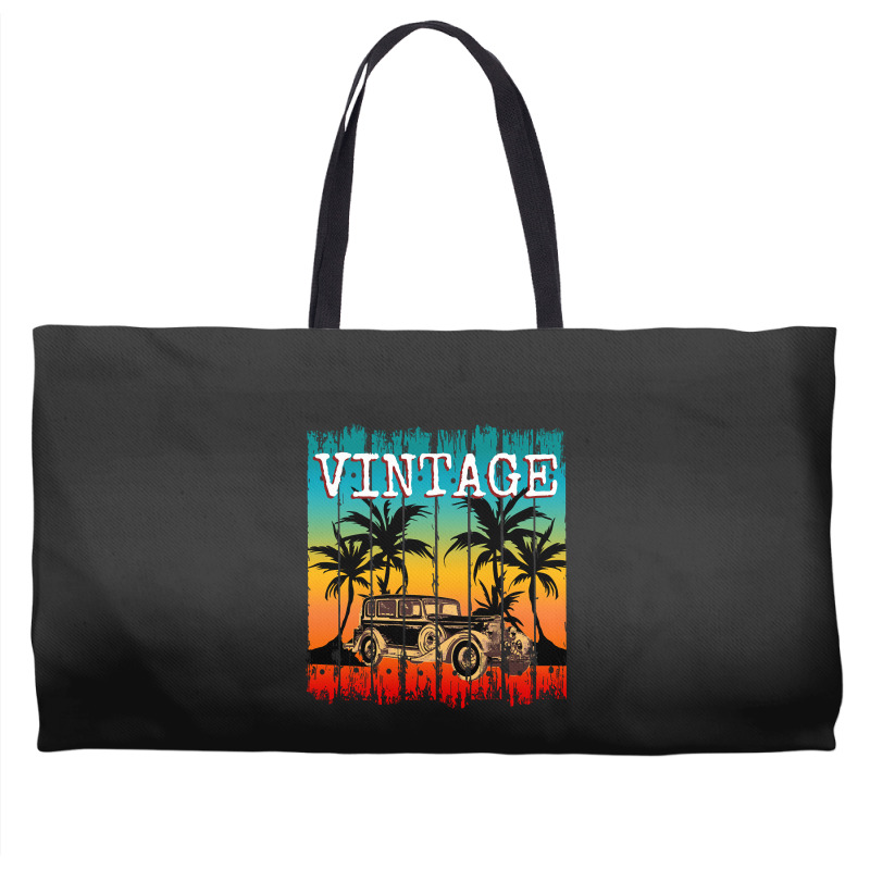 Vintage Car Retro Classic Gift Weekender Totes | Artistshot