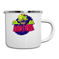 Creepy Zombie Brain Scary Halloween Kids Boys Girls Camper Cup | Artistshot