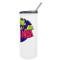 Creepy Zombie Brain Scary Halloween Kids Boys Girls Skinny Tumbler | Artistshot