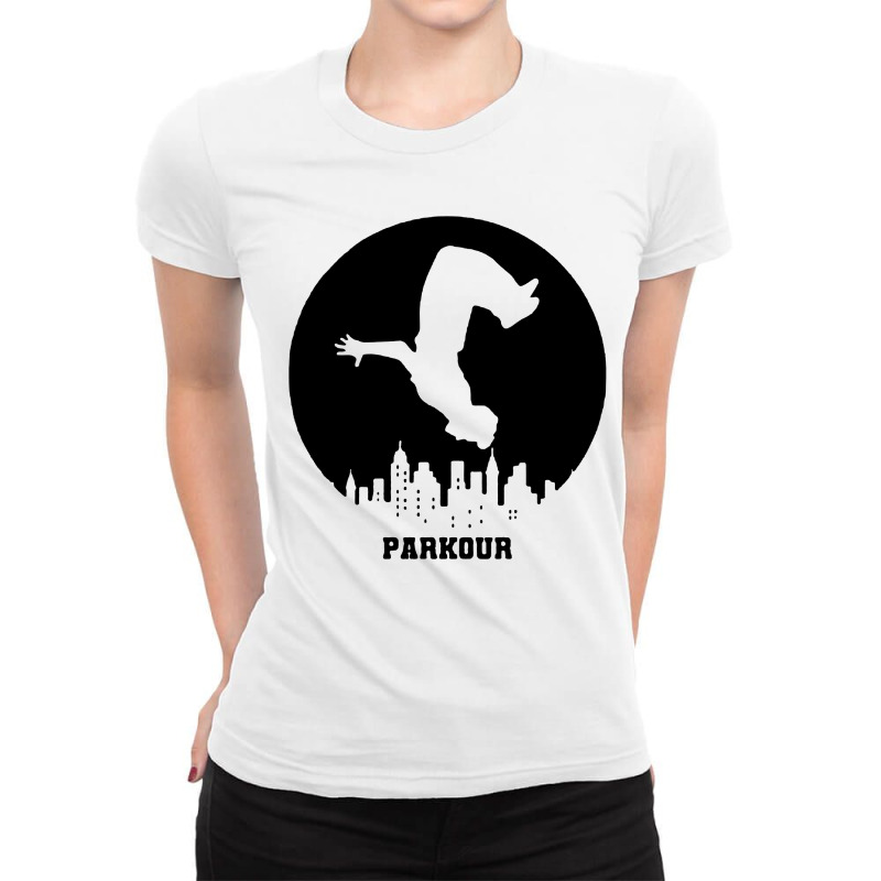 Gift Idea Parkour Free Running Parkour Runner Ladies Fitted T-Shirt by Valerie  Apparel | Artistshot