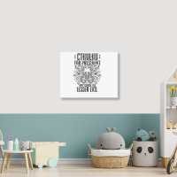 Cthulhu For President Why Choose The Lesser Evil Landscape Canvas Print | Artistshot