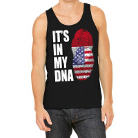 Proud Indonesia American Indonesian And American Mix Heritage D N A Fl Tank Top | Artistshot