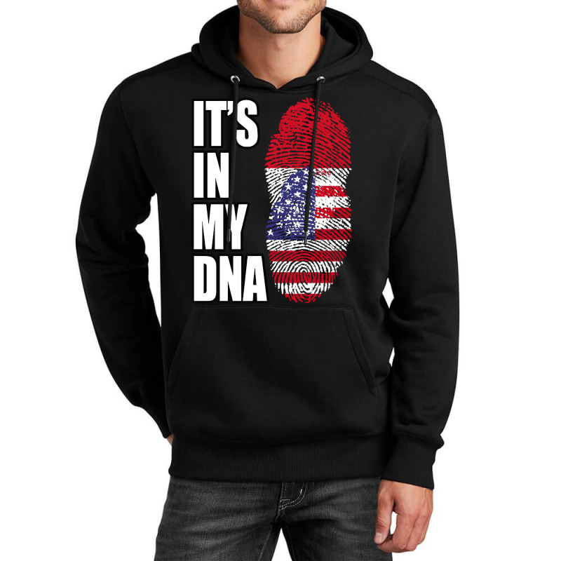 Proud Indonesia American Indonesian And American Mix Heritage D N A Fl Unisex Hoodie | Artistshot