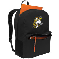 Cute Candy Corn Unicorn Halloween Top Backpack | Artistshot