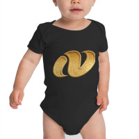 Nagasaki Prefecture Symbol In Gold Faux Baby Bodysuit | Artistshot