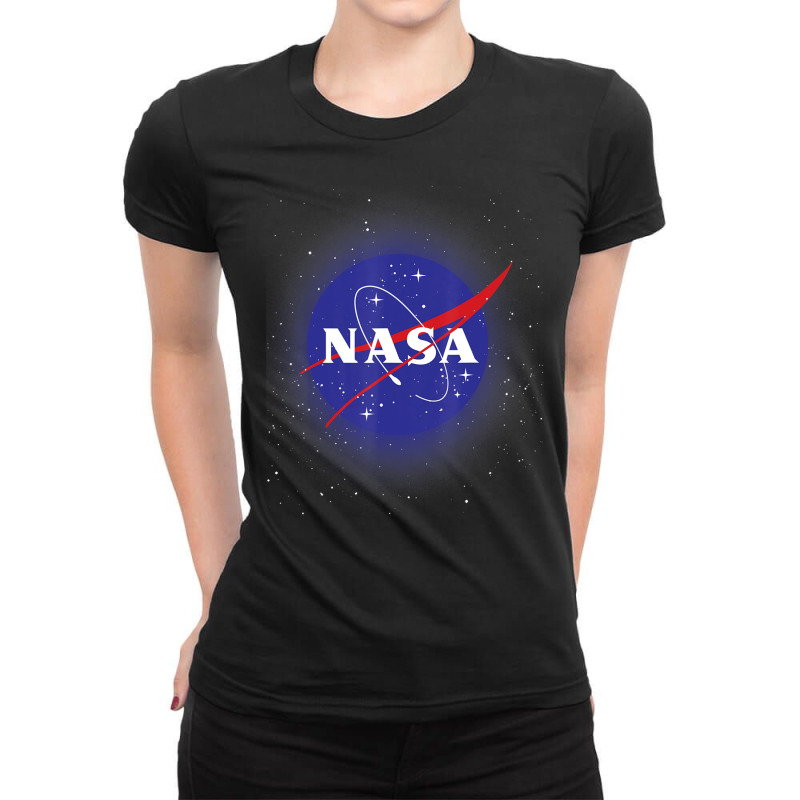 In Space Ladies Fitted T-Shirt by ledo | Artistshot