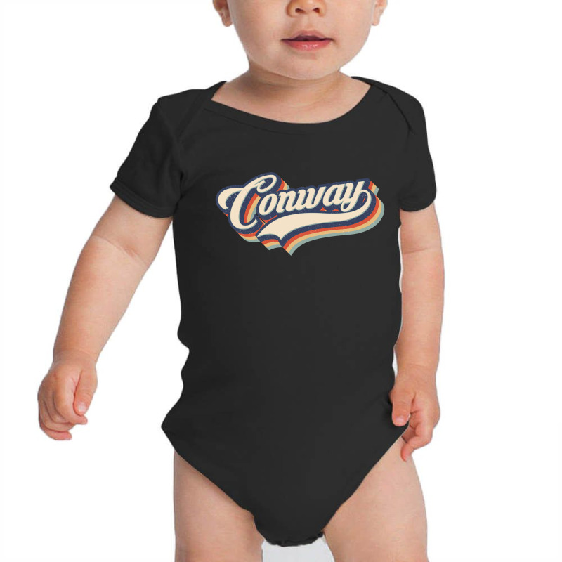 I Love Conway City Usa Retro Vintage Baby Bodysuit by HydraAntBoxing | Artistshot